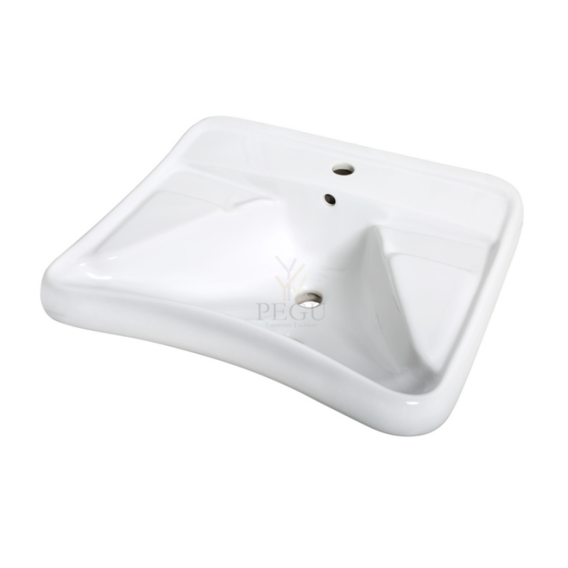Keraaminiline invavalamu ülevooluga 575x665mm 