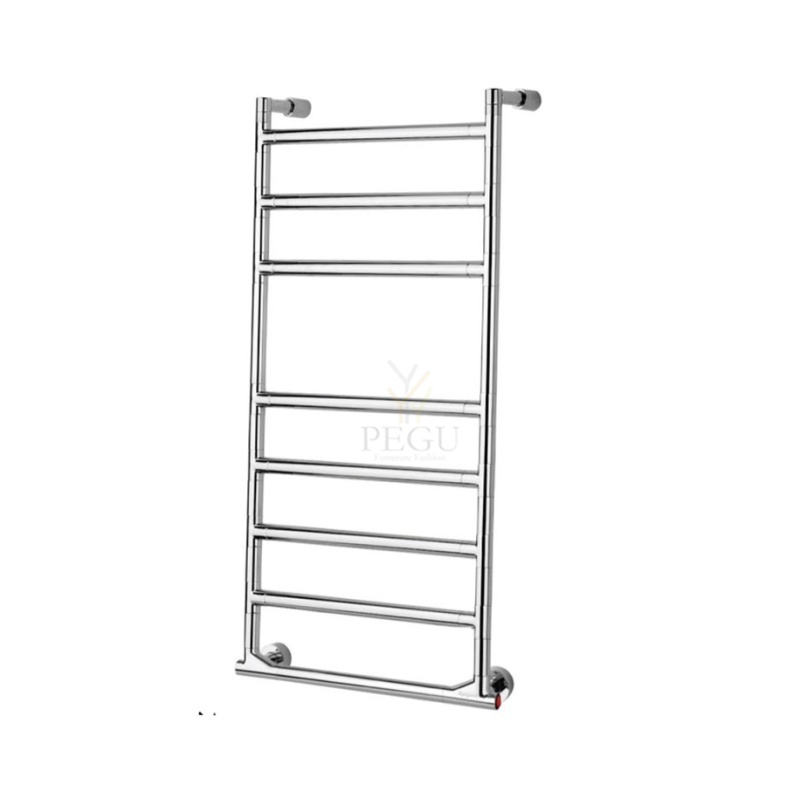 Полотенцесушитель лестница электрический Margaroli SERENO 574/8/M хром латунь 905x530 mm