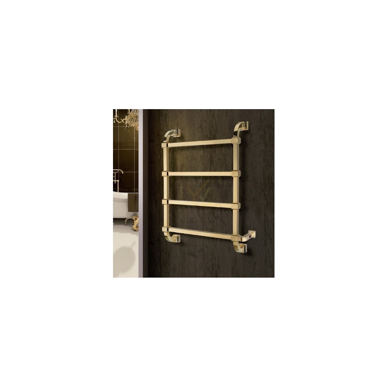 Полотенцесушитель электрический Margaroli CONCERTO 832 золото латунь 810x530 mm