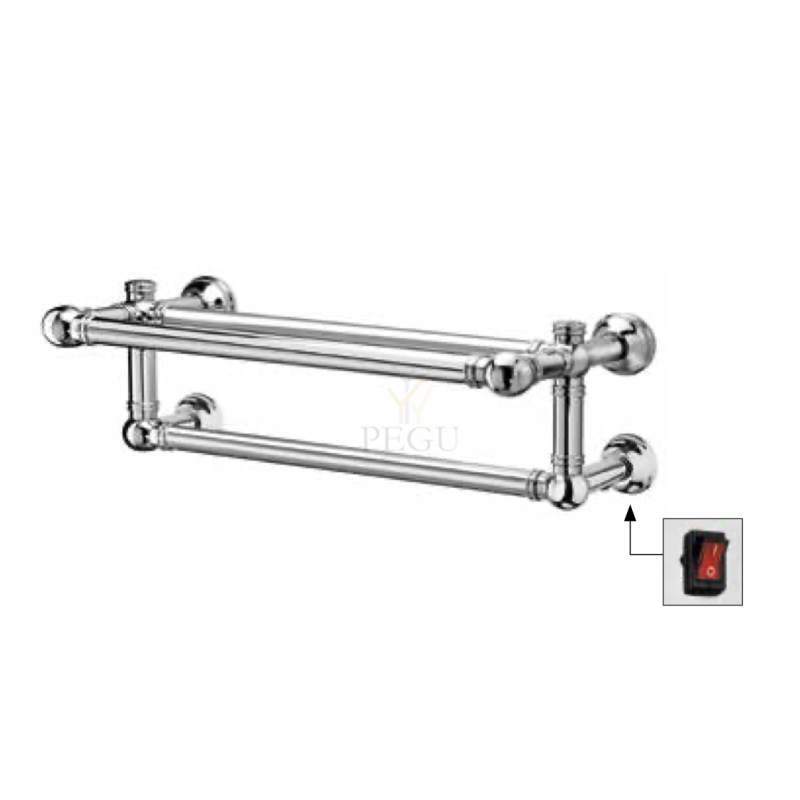 Käterätikuivati elektriline Margaroli Armonia 9-522 150x550mm messing, kroom