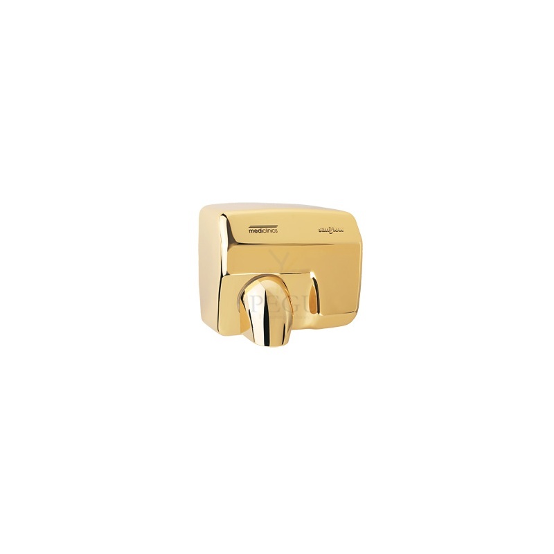 Электрический рукосушитель Mediclinics Saniflow , сенсор, сталь Gold plating