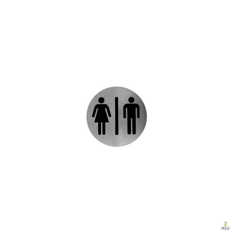 Piktogramm "MAN/WOMEN", liimitav satiin 
