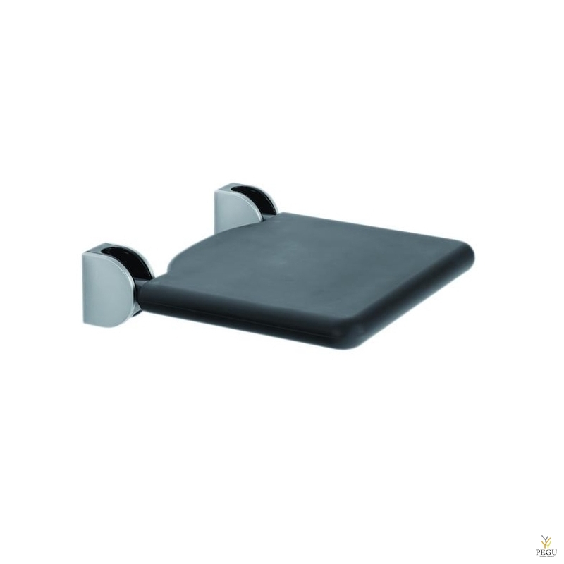 Normbau Inox Care Lift-up shower душевое сидение , 410 x 410mm, padded seat black