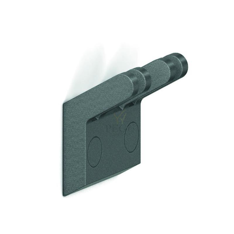 Двойной крючёк 54 x 60 настенный Normbau Cavere 095 антрацит