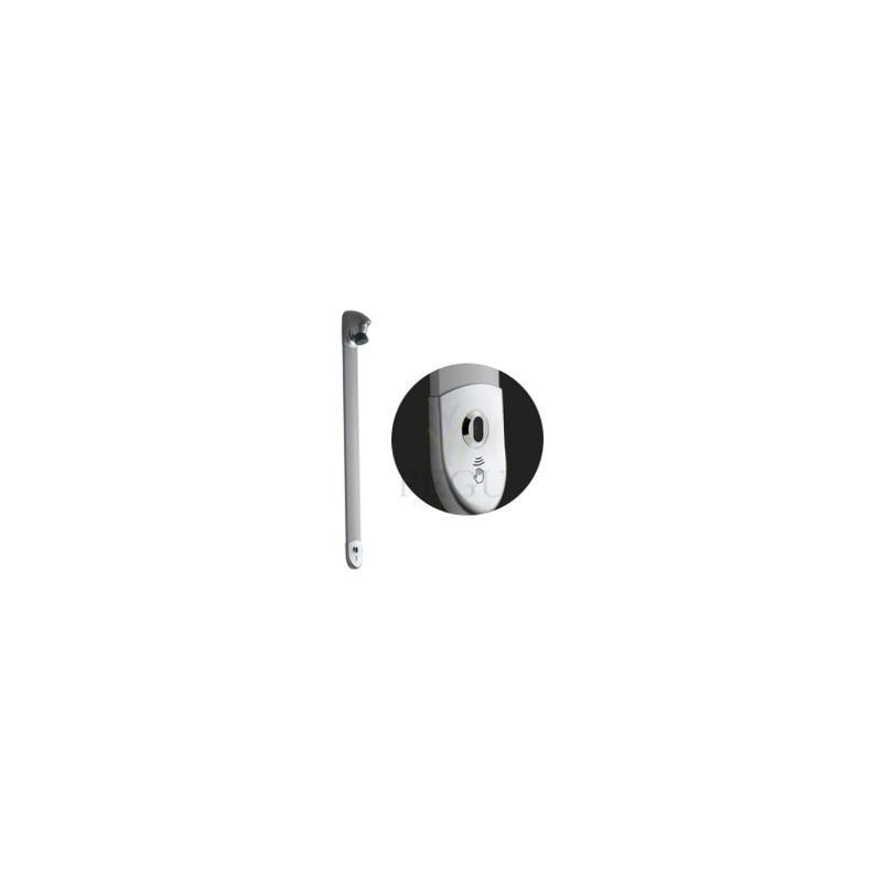 Dušipaneel eelsegatud veele DL400 E SENSOR sensoriga puutevaba, satiin hall 3/4" patarei 6V