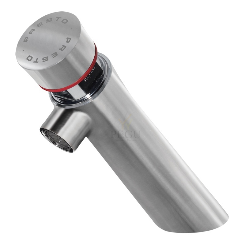 Presto NEO INOX eelsegatud vee kraan 1/2" PRESTOGREEN 7 sek isesulguv