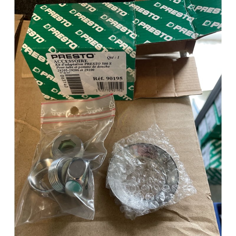 Dushi adaptor Presto 1/2 "- 3"4" kroom (2 tk)