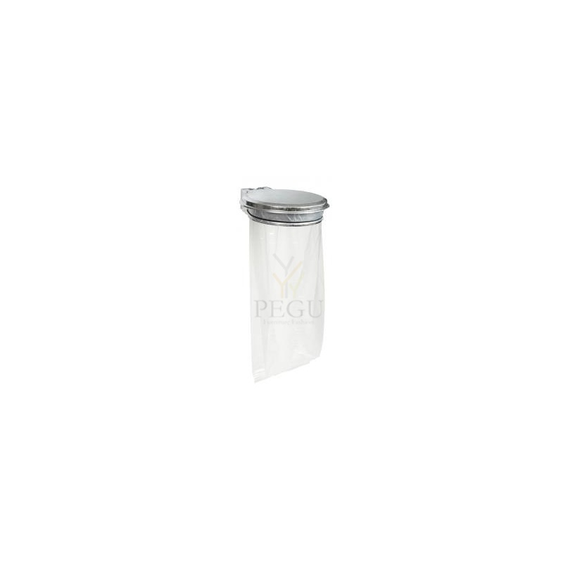 Дежатель для мусорного мешка с крышкой COLLECMUR EXTREME 110L настенный гальванизированный