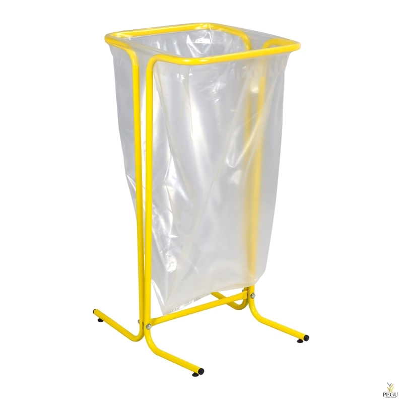 Рама для мусорных пакетов TUBAG 110L сталь окрашенная RAL1021 жёлтый