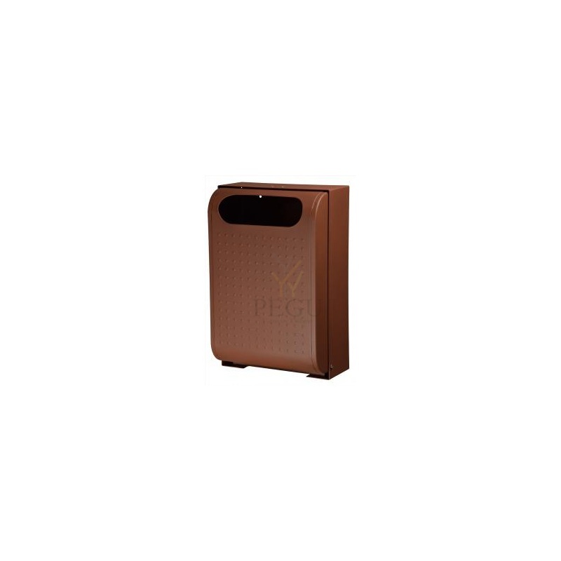 Уличная урна металлическая URBANET 30L настенная corten effekt