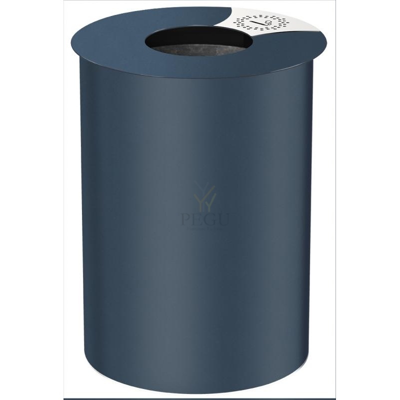 Уличная урна для мусора URBIS 60L матовый антрацит RAL7016