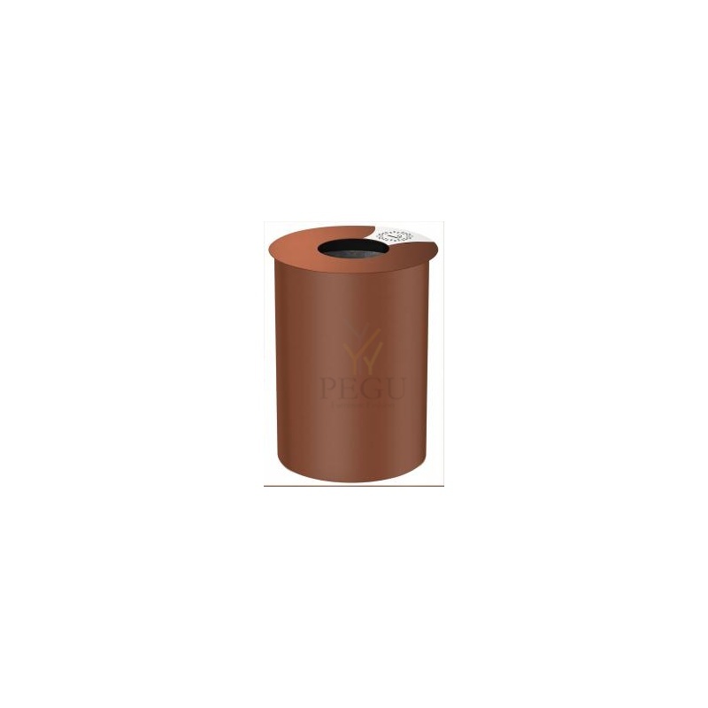 Уличная урна для мусора URBIS 60L Corten effekt