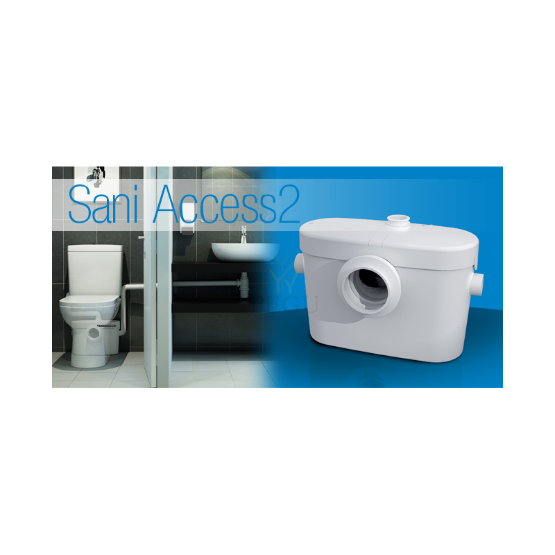 Reovee ja WC-pump Saniaccess 2 ( sobib, WC pott + valamu )