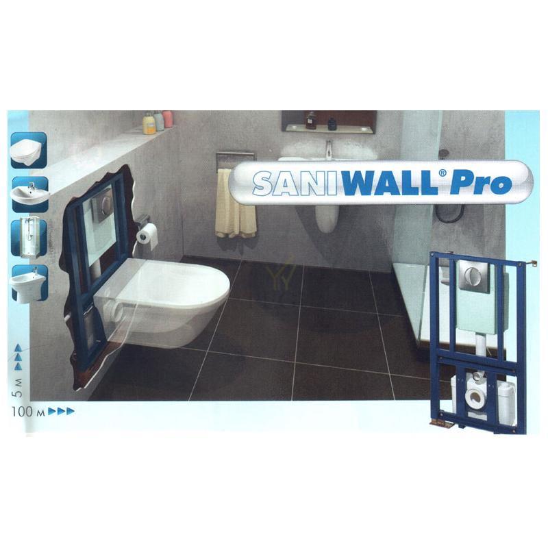 Saniwall Pro (sobib: WC pott + valamu + dušš + bidee )