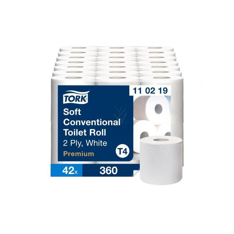 Tork Soft Conventional Premium T4 2x обычная туалетная бумага, 42×50,4m