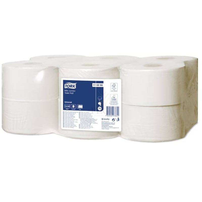 Tork T2 Mini Jumbo 2x туалетная бумага, 12x150м Universal