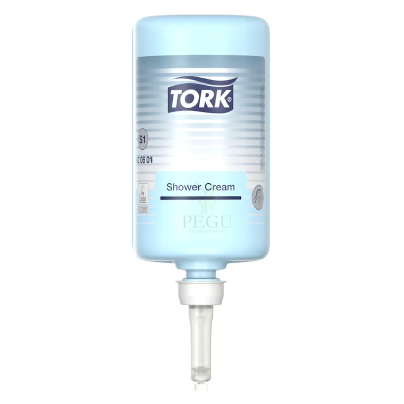 Tork 420601 Shower Cream S1 dušigeel 1L, kastis 6tk