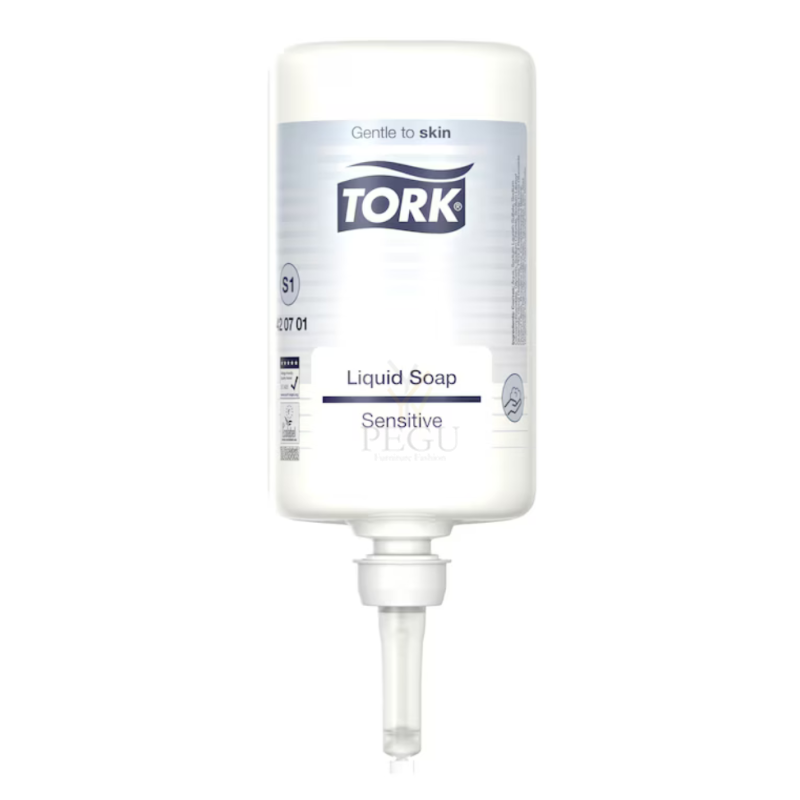 Tork 420701 Extra Mild Liquid Soap S1 мягкое жидкое мыло 1L, ящик 6шт
