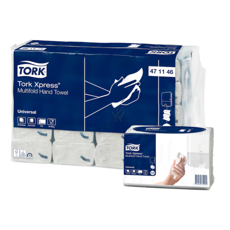 Tork 471146 Tork 471146 Interfold Z-fold 2x листовые бумажные полотенца, 20x190 шт UNIVERSAL H2
