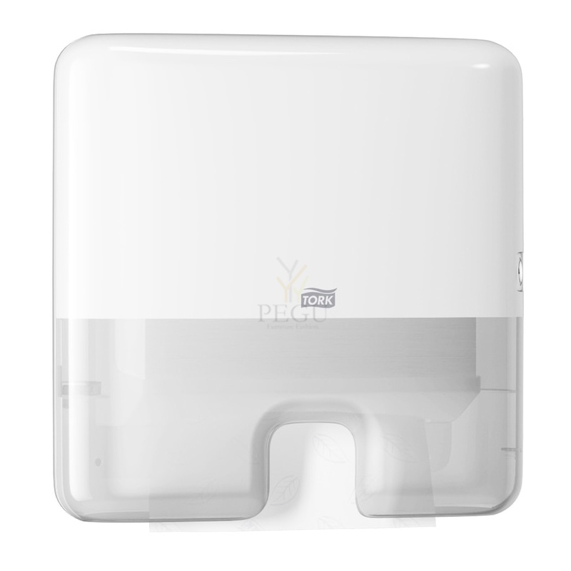 Interfold дозатор для бумажных полотенец TORK H2 mini, белый пластик