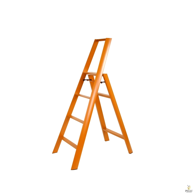 Дизайн лестница Hasegawa 4 ступени оранжевая