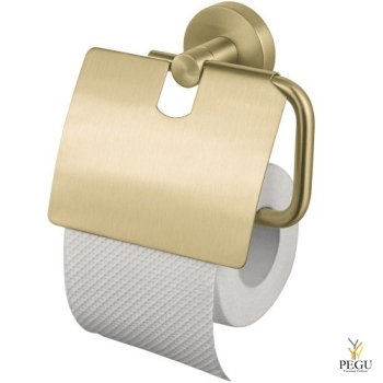 Haceka Kosmos WC paberi hoidja tualettpaberile harjatud kuld1.jpg