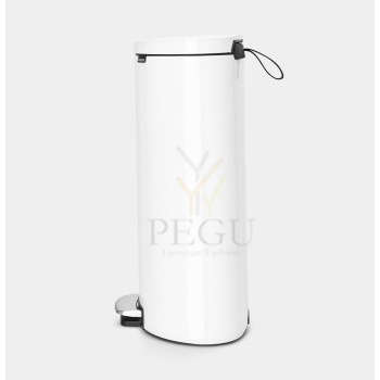 Brabantia pedaaliga prügikast 30L valge5.JPG