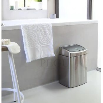 Brabantia prügikast TOUCH BIN kandilised 10L Matt Steel FPP7.png