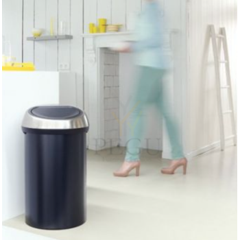 Brabantia prügikast XXL 60L matt must FPP kaanega.png