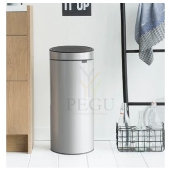 Brabantia prügikast 115387 115387 Touch bin Metallic Grey hall1.jpg