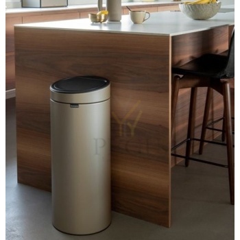 Brabantia prügikast Touch bin 30L champagnie metallic kuld 2.jpg