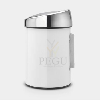 Brabantia prügikast Touch bin 3L valge2.jpg