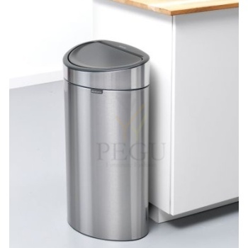 Brabantia prügikast 114823 touch bin 40L matt steel matt teras2.jpg