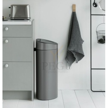 Brabantia prügikast Touch bin 40L Platinum5.jpg