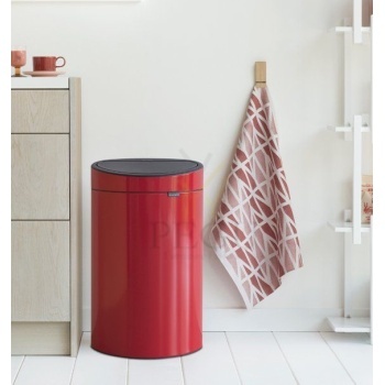 Brabantia prügikast Touch bin 40L 114960 passion red2.jpg