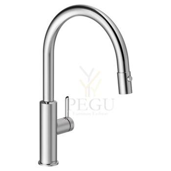 Köögisegisti Damixa Iris väljatõmmatava pihustiga kroom 911200035