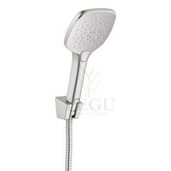 Dušiotsik ja hoiduk voolikuga 7652646-Pine-Hand-shower-set-Steel.jpg