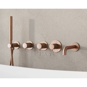 Damixa Silhouet hasrjatud vask pvd süvitatud segisti 5705287_Silhouet_BS2_Concealed_Kit_Miljo_Brushed_Copper1.jpg