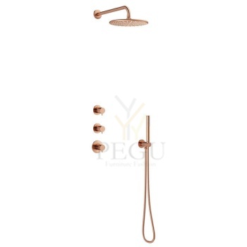 Süvistatud dušikomplekt termostaadiga Damixa Silhouet harjatud vask 5704587-Silhouet-HS1-Concealed-kit-Outer-Parts-Brushed-Copper_VERTICAL.jpg
