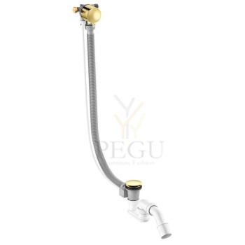 vannisifoon Damixa poleeritud messing 23890770_Bathtub_Waste_With_Water_Outlet_Polished_Brass.jpg