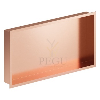 Süvistatav duširiiul Damixa Zen 300x600x75 mm, harjatud vask PVD 487478700