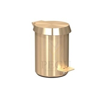 Disain-pedaalprügikast Frost Pedal Bin 3000, 3L, roostevaba teras Harjatud kuld N3000-BMG