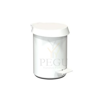 Disain-pedaalprügikast Frost Pedal Bin 3000, 3L, roostevaba teras matt valge N3000-W