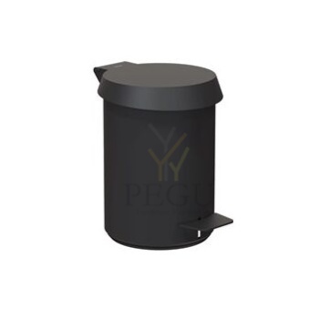 Disain-pedaalprügikast Frost Pedal Bin 3000, 3L, roostevaba teras matt must N3000-B