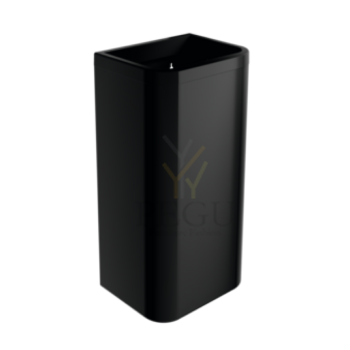 Prügikast HEWI 60L seinale või põrandale polüamiid must 477.05.20390-90