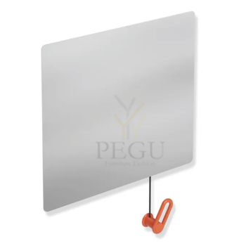 Kallutatav invapeegel nöörjuhtimisega HEWI Range 801, 599x540 mm coral 801.01.100.36