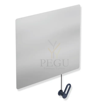 Kallutatav invapeegel nöörjuhtimisega HEWI Range 801, 599x540 mm steel sisnine 801.01.100.50