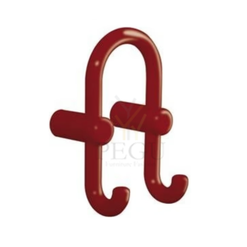 Nagi 2-ne HEWI, läikiv ruby red punane 33, 801.90.040.33