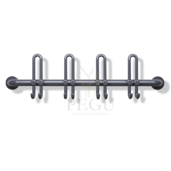 HEWI riidenagi 7V, pikkus 750 mm, must 33.7010.7V.90