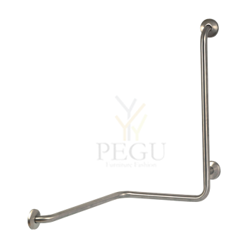 Invakäepide – kahe seina vaheline 90° nurktoetuslatt, 3 kinnituspunktiga, roostevabast terasest Mediclinics BTI090CS